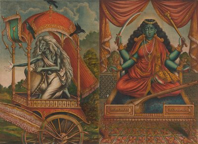 Dhumavati Matangi, 1885-90. de Unbekannt