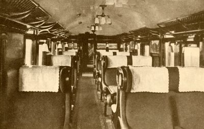 Dining-Car, região central de Londres e estrada de ferro escocesa, 1930. de Unbekannt