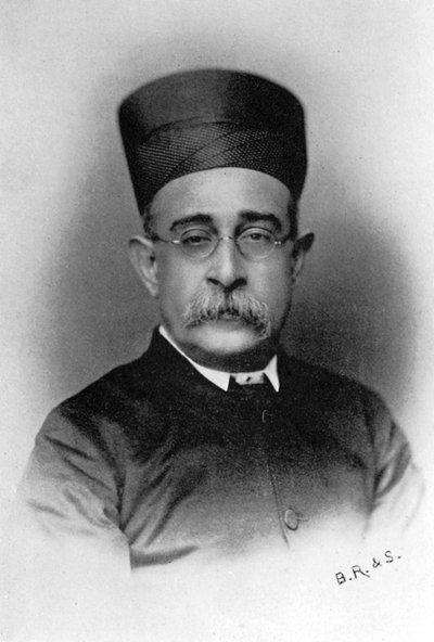 Dinshaw Edulji Wacha, político indiano Parsi, 1902-1903 de Unbekannt