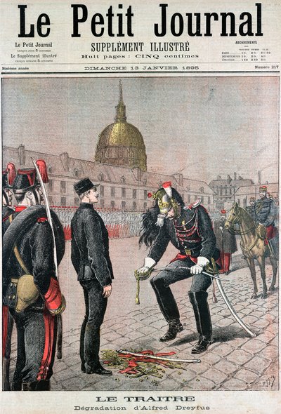 Desgraça de Albert Dreyfus, 1895 de Unbekannt