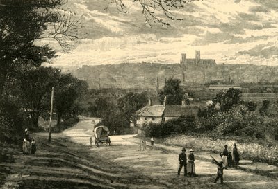 Vista distante de Lincoln, 1898. de Unbekannt