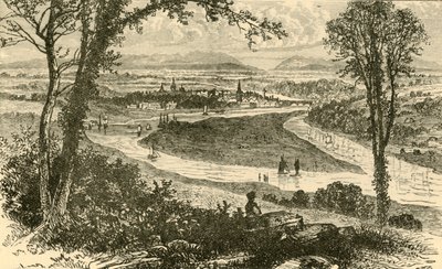 Vista distante de Perth, 1898. de Unbekannt