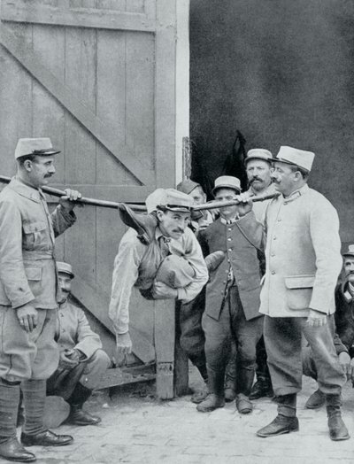 Distrações na frente, a serpente humana, França, Primeira Guerra Mundial, 1915 de Unbekannt