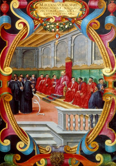 Doge de Veneza e seu conselho, final do século XVI de Unbekannt