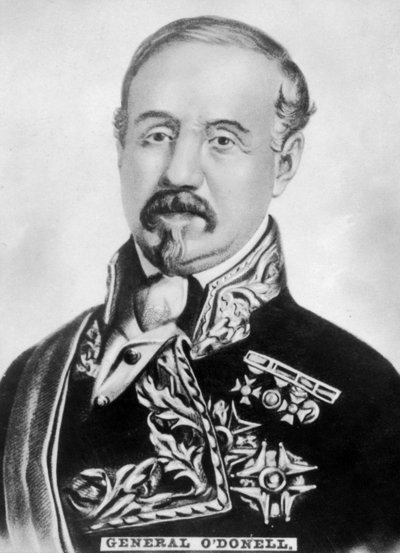 Don Leopoldo ODonnell e Jorris 1809-1867, general e estadista espanhol, c1910 de Unbekannt