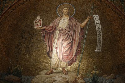 Abadia de Dormition, mosaico de João Batista, Jerusalém, Israel de Unbekannt