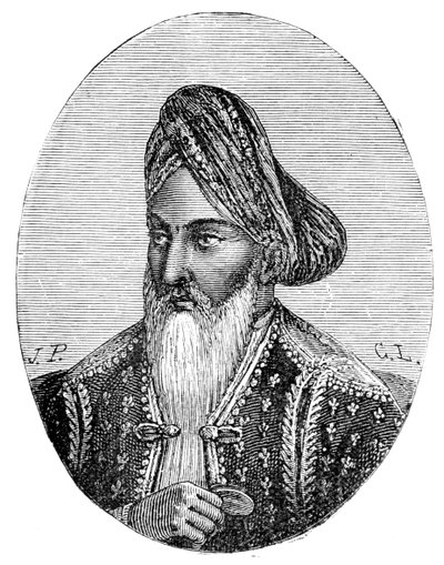 Dost Mahommed Khan, governante do Afeganistão, século XIX de Unbekannt
