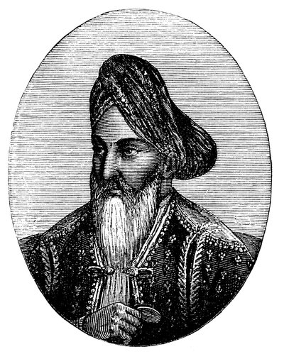 Dost Mohammad Khan 1793-1863 governante do Afeganistão, c1880 de Unbekannt