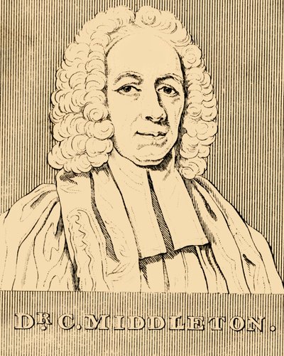 Dr. C. Middleton, 1683-1750, 1830. de Unbekannt