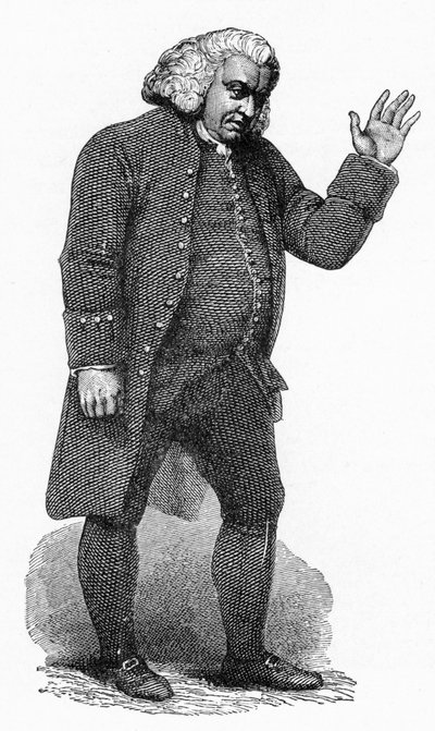Dr. Johnson, inglês, letras, c1780 de Unbekannt