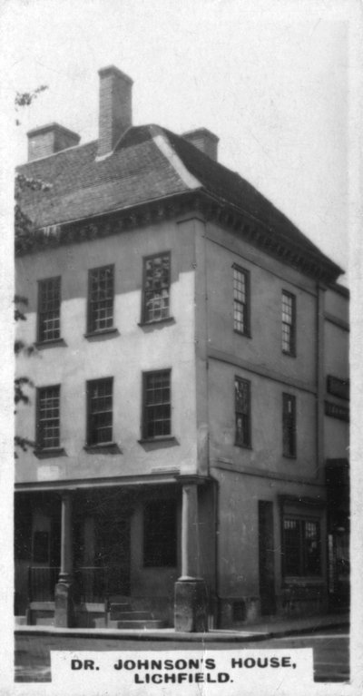 Casa do Dr. Johnsons, Lichfield, Staffordshire, c1920s de Unbekannt
