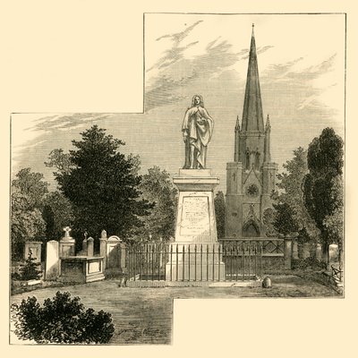 Dr. Watts Monumento, Abney Park Cemetery, c1876. de Unbekannt