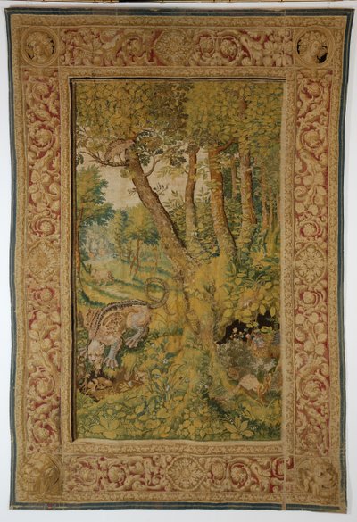 Dragão comendo ovos Tapeçaria, meados do século XVII. de Unbekannt