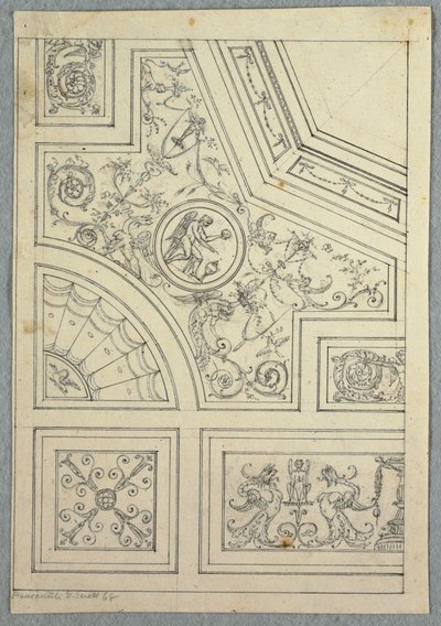 Desenho, Design para um teto, ca. 1800 de Unbekannt