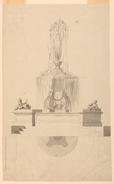 Desenho, Fonte, 1775 de Unbekannt
