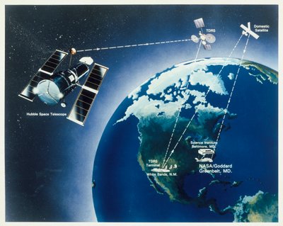 Desenho do telescópio Hubble, década de 1980 de Unbekannt