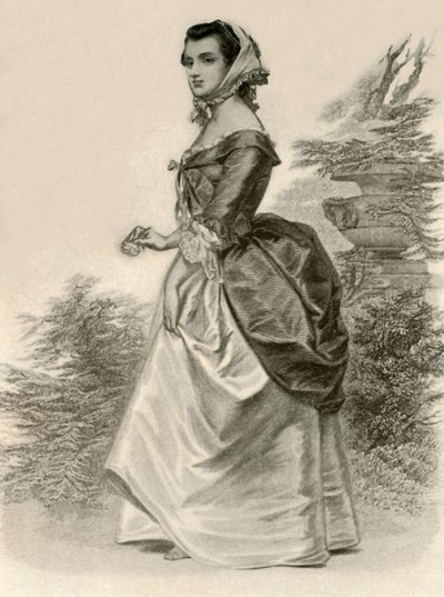 Vestido de uma jovem da Virgínia, c1775, 1937. de Unbekannt