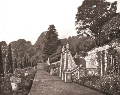 Jardins de Drummond Castle, Perthshire, Escócia, 1894. de Unbekannt