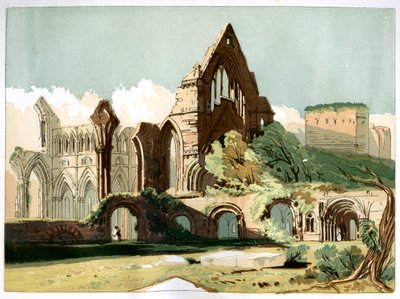 Abadia de Dryburgh, c1850 de Unbekannt
