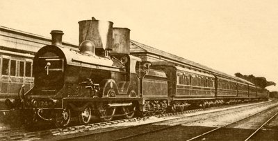 Dublin-Belfast Express, grande estrada de ferro da Irlanda do Norte, 1930. de Unbekannt
