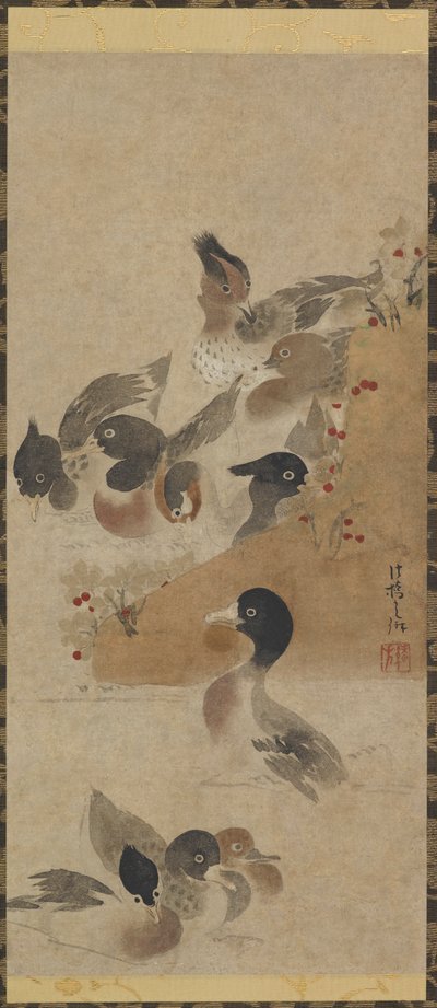 Patos, período Edo, século XVIII. de Unbekannt