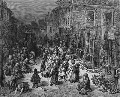Dudley Street, Seven Dials, Londres, 1872 de Unbekannt
