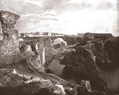 Castelo de Dunbar, East Lothian, Escócia, 1894. de Unbekannt