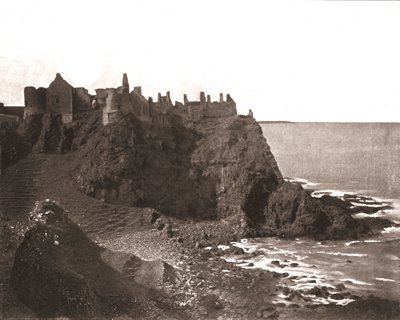 Castelo de Dunluce, condado Antrim, Irlanda do Norte, 1894. de Unbekannt