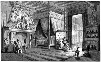 Habitação de um senhor do século XIV, 1870 de Unbekannt