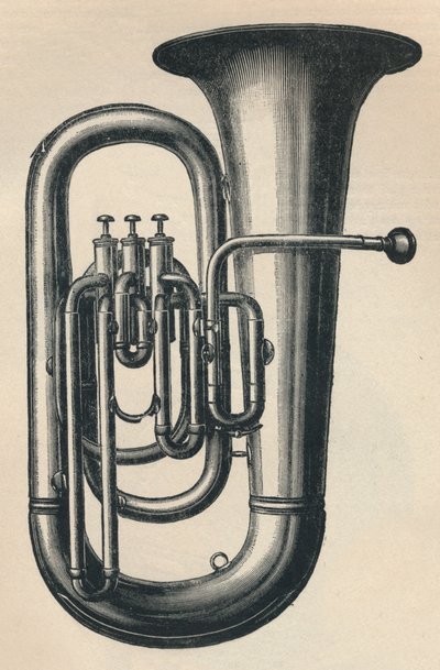 E Bombardon com três válvulas, 1910. de Unbekannt