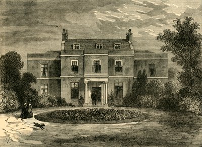 Earls Court House Anteriormente John Hunters House, c1876. de Unbekannt