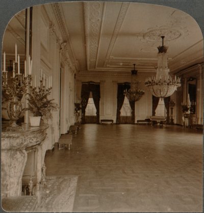 Sala leste, onde as recepções são realizadas, Casa Branca, Washington DC, c1900 de Unbekannt