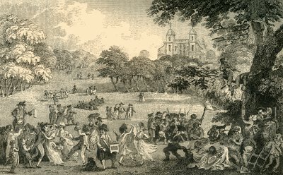 Segunda-feira de Páscoa em Greenwich Park, c1878. de Unbekannt