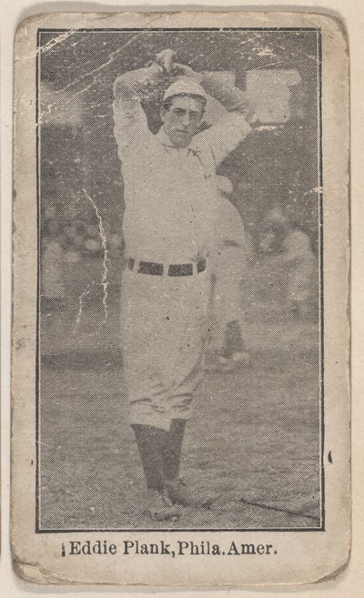 Eddie Plank, Filadélfia, Liga Americana, do conjunto de jogadores de beisebol W500, ca. 1915. de Unbekannt