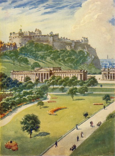 Castelo de Edimburgo, c1948. de Unbekannt