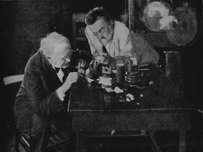 Edison e Steinmetz unem forças para alcançar o sucesso, 1922, c1925 de Unbekannt