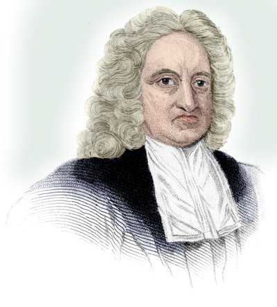 Edmond Halley, astrônomo inglês, matemático, meteorologista e físico, c1850 de Unbekannt