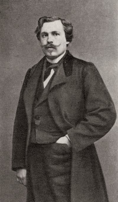 Edmond de Goncourt, autor francês, 1868 de Unbekannt