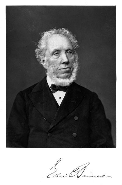 Edward Baines, proprietário de um jornal e político inglês de Unbekannt