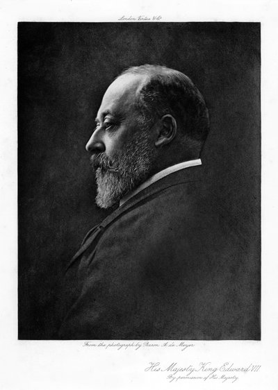 Eduardo VII, rei do Reino Unido da Grã-Bretanha e Irlanda, 1901-1910 de Unbekannt