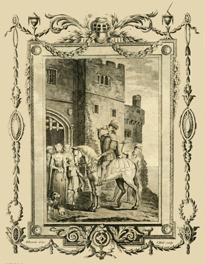Eduardo, o Mártir, esfaqueou por ordem de sua madrasta, Elfrida, no castelo de Corfe, 978, 1783. de Unbekannt