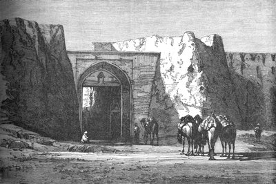 Eedgah, ou Portão Norte, Candahar, c1880 de Unbekannt