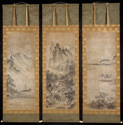 Oito vistas dos rios Xiao e Xiang, século XVI. de Unbekannt