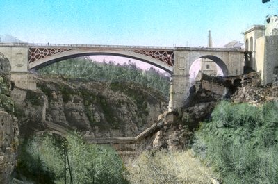 Ponte El-Kantara, Constantine, nordeste da Argélia de Unbekannt