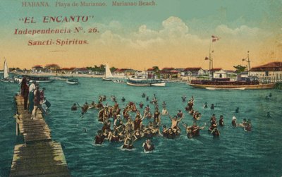 A independência do charme, Sancti-Spiritus. Praia do Marianao. Havana, c1910 de Unbekannt