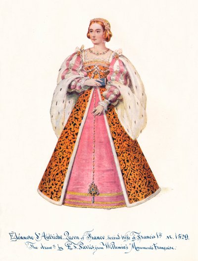 Eleanor da Áustria, rainha da França, segunda esposa de Francis 1st, 1911. de Unbekannt