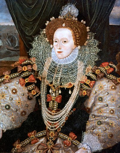 Elizabeth I, Rainha de Inglaterra e Irlanda, c1588 de Unbekannt