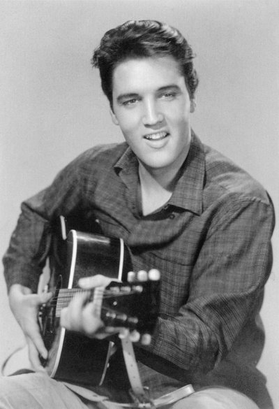 Elvis Presley, cantor e ator americano, década de 1950 de Unbekannt