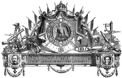 Emblema da Exposição Internacional de Paris, 1867 de Unbekannt