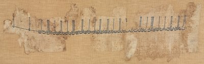 Tiraz de algodão bordado, 991-1031. de Unbekannt